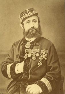 D&eacute;troyat as commander of the La Rochelle camp during the Franco-Prussian War