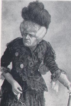 Růžena Vykoukalová-Bradáčová, as the Countess in The Queen of Spades